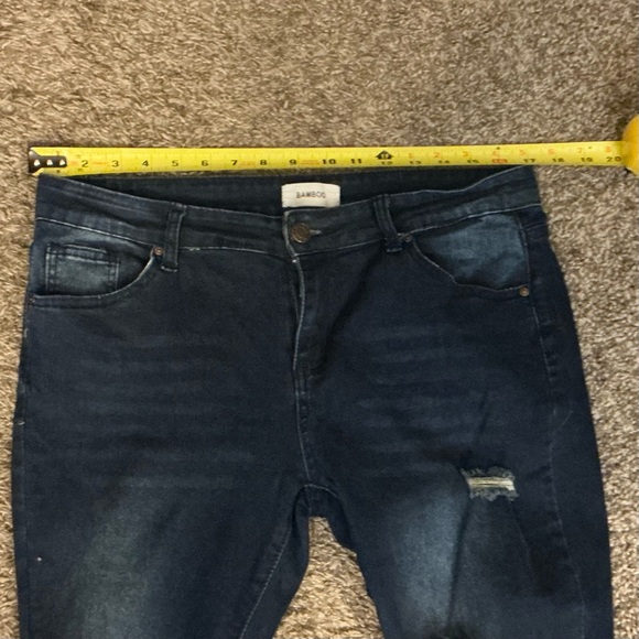 Bamboo super flare jeans junior plus size 15 - Picture 5 of 5